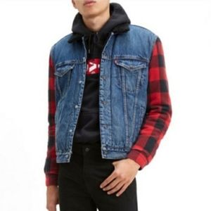 Levi's premium end roll type II hybrid jacket